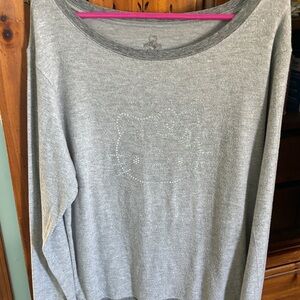 Gray Hello Kitty Women's Sweater